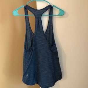 Navy blue lululemon racerback tank